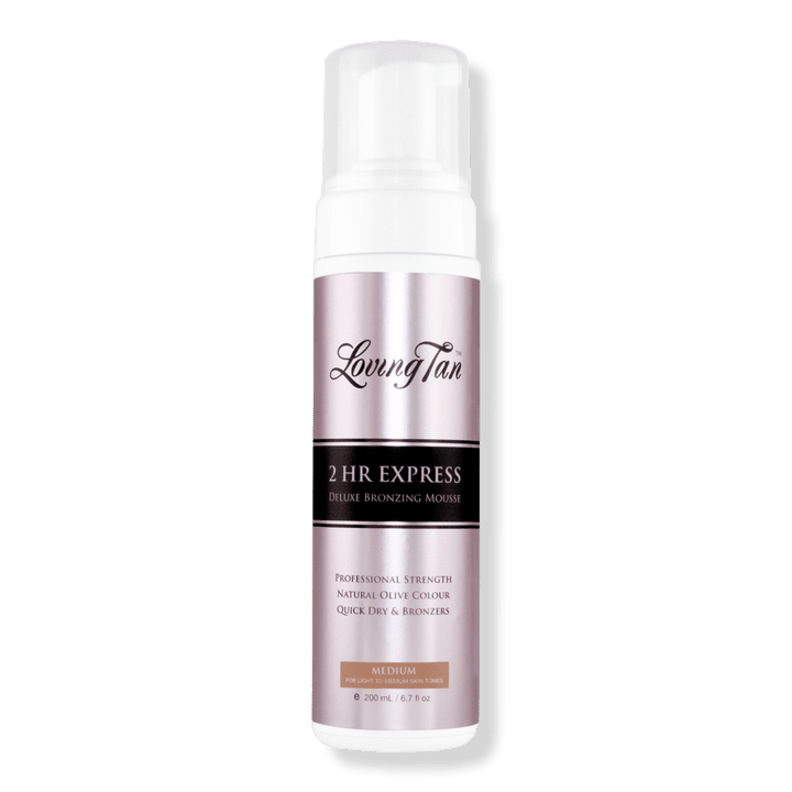Loving Tan 2HR Express Mousse Medium 200ml-Loving Tan 2HR Express Mousse Medium 200ml