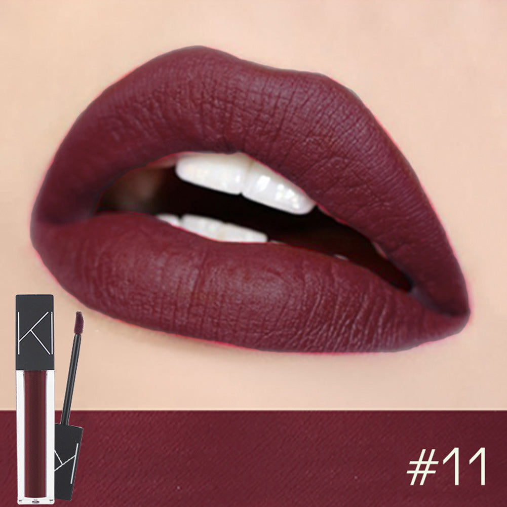 KIMUSE Makeup Matte Smooth Lipstick Liquid Lipstick Matte Waterproof Lips Makeup Cosmetic Long Lasting Matte Lipstick Makeup-12aa96c8e755c06deab33c063b491468
