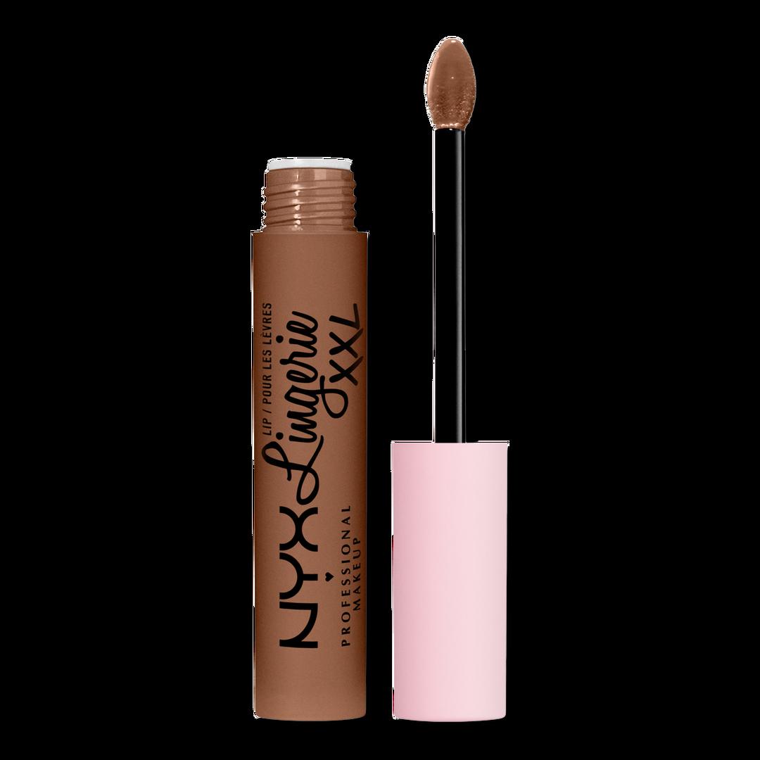NYX Professional Makeup Lip Lingerie XXL Matte Liquid Lipstick - 29 Hot Caramelo-NYX Professional Makeup Lip Lingerie XXL Matte Liquid Lipstick - 29 Hot Caramelo