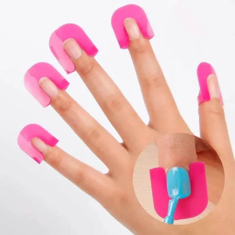 26-Pieces U Curve Shape 10 Sizes Nail Protector-26-Pieces U Curve Shape 10 Sizes Nail Protector