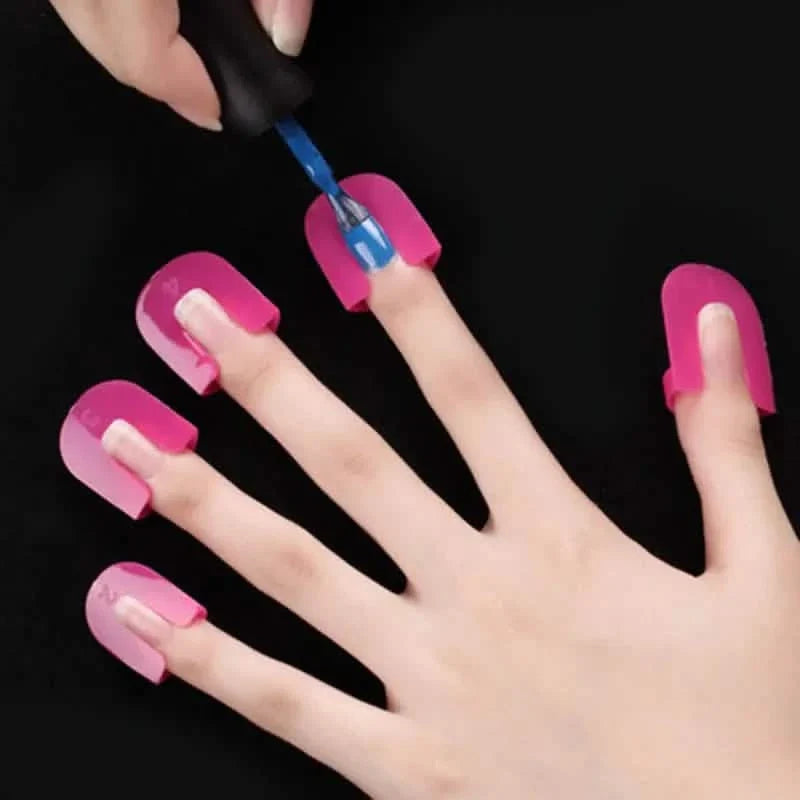 26-Pieces U Curve Shape 10 Sizes Nail Protector-26-Pieces U Curve Shape 10 Sizes Nail Protector