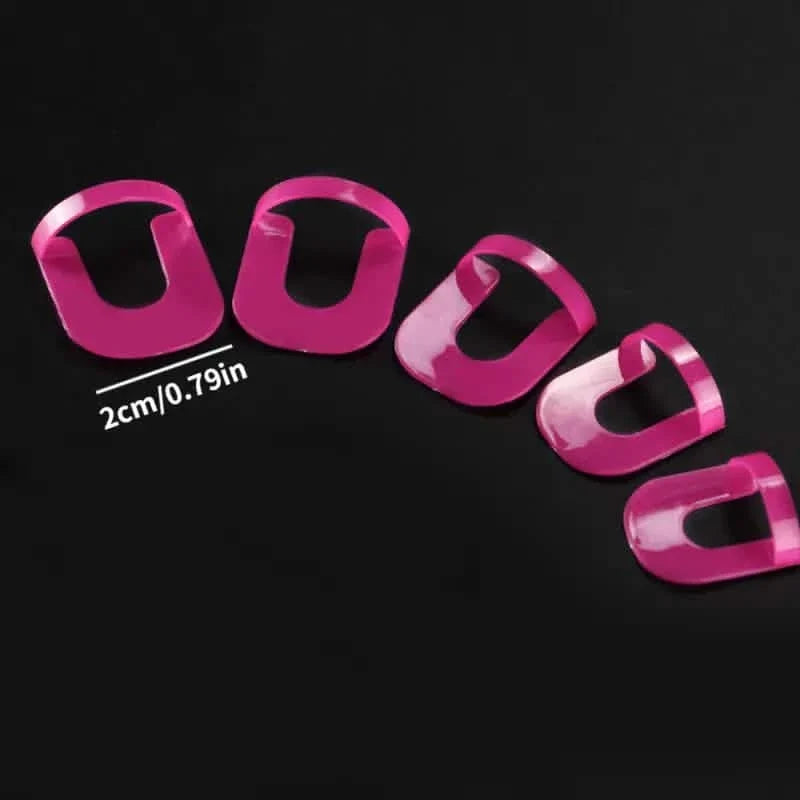 26-Pieces U Curve Shape 10 Sizes Nail Protector-26-Pieces U Curve Shape 10 Sizes Nail Protector