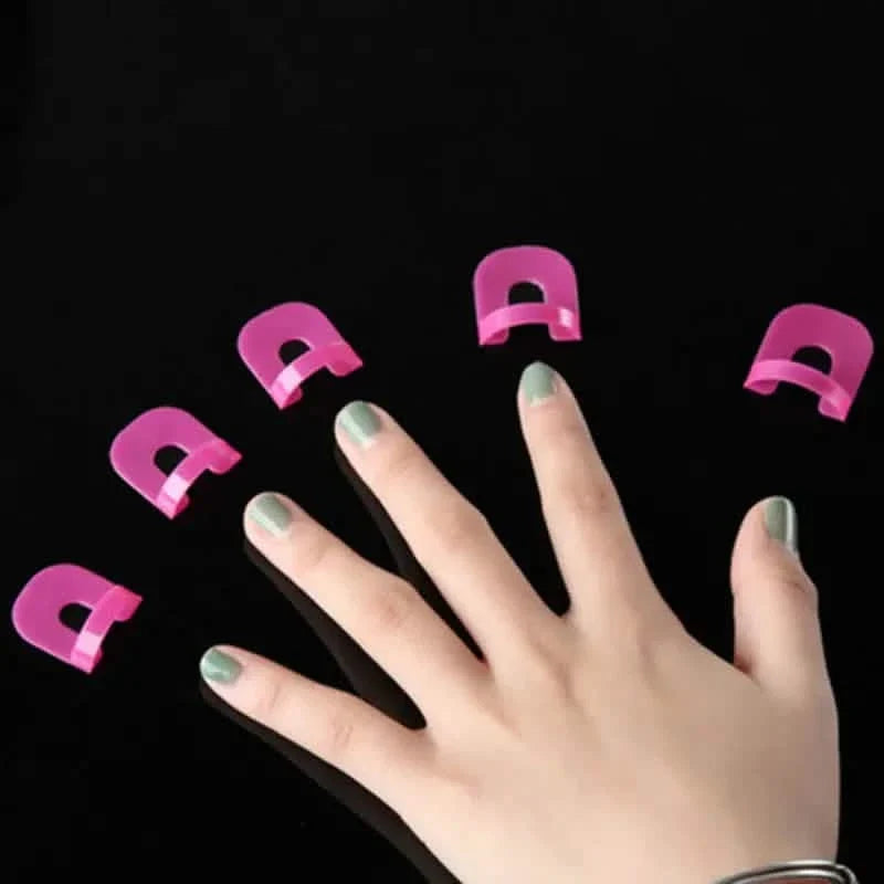 26-Pieces U Curve Shape 10 Sizes Nail Protector-26-Pieces U Curve Shape 10 Sizes Nail Protector