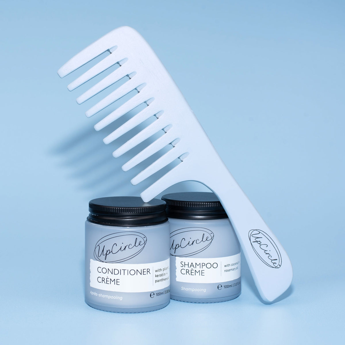The Haircare Duo + Bamboo Wide Tooth Comb-The Haircare Duo + Bamboo Wide Tooth Comb