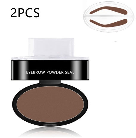 Eyebrow Powder Stamp Tint Stencil Kit Cosmetics Professional Makeup Waterproof Eye Brow Stamp Lift Eyebrow Enhancers Stencil Kit-e9b489054a4575cb2ab11b1957785119