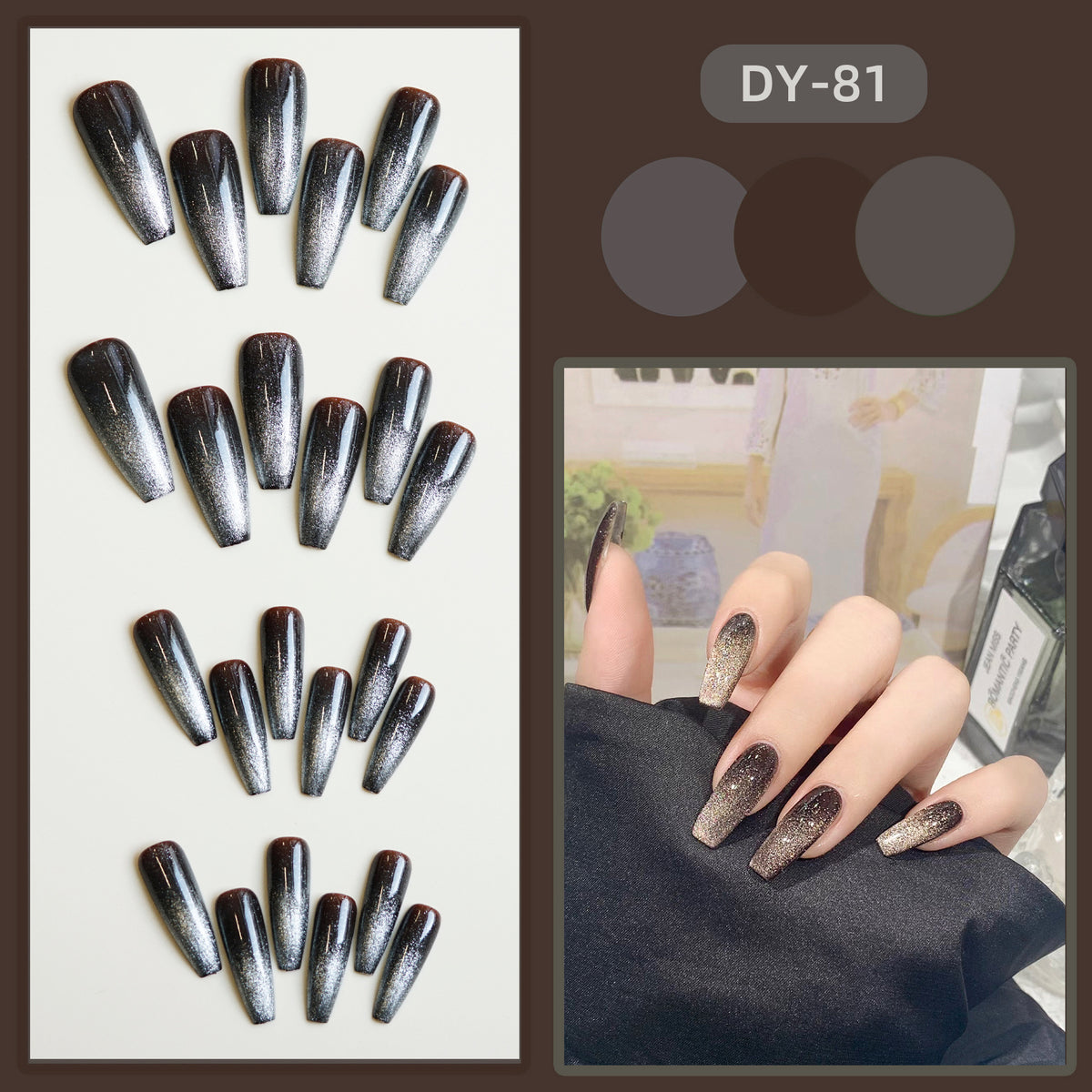 Gradient Finished Product Nail Tips-90f2163a09662158da37082040083146