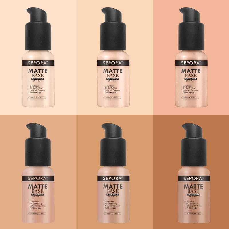 Isolate Waterproof Natural Concealer Base Makeup Matte Liquid Foundation Oil Control Foundation Cream-e1e1a5da845b7af53e5761200b121cd
