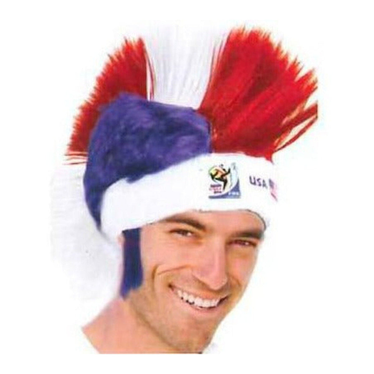 Brazil World Cup Soccer Mohawk Wig 25-Count Case Pack – Official FIFA Licensed Retro Fan Gear-Brazil World Cup Soccer Mohawk Wig 25-Count Case Pack – Official FIFA Licensed Retro Fan Gear