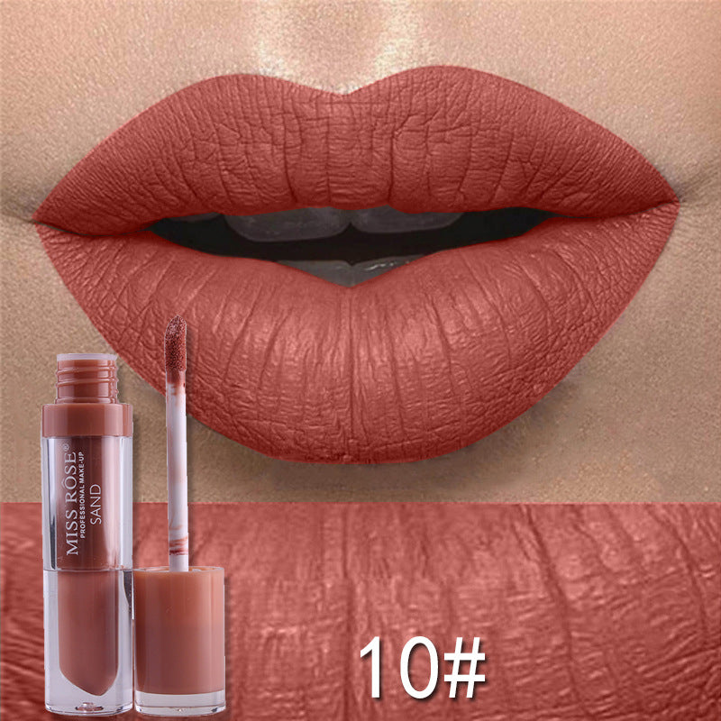 Matte not stick to cup lip gloss-a41695b787643321b9c9fb2fe9e2cad9