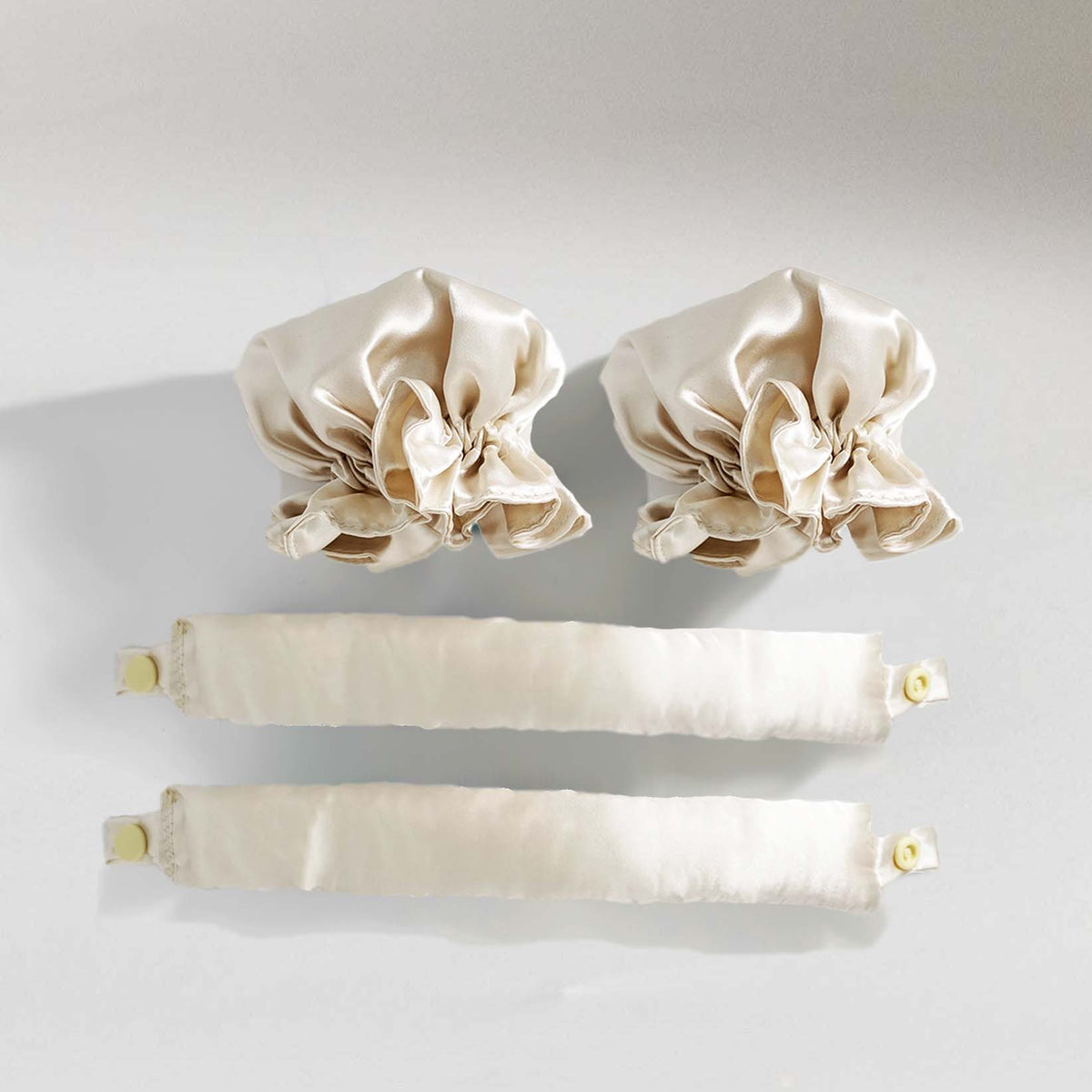 Satin Heatless Curler + Satin Wrap-Satin Heatless Curler + Satin Wrap