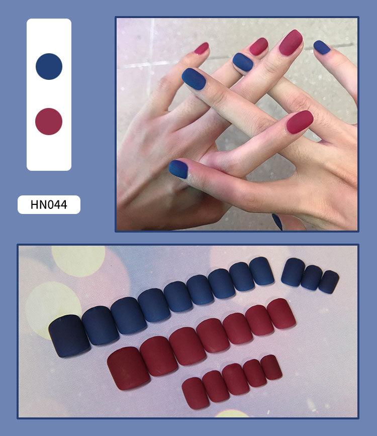 Nail Art Finished Fake Nail Patch Wearable-a8079782b4386af58baa6595c96f1538