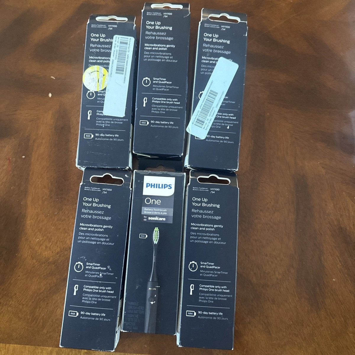 Philips One by Sonicare Battery Toothbrush HY1100/54 (6-Pack)-Philips One by Sonicare Battery Toothbrush HY1100/54 (6-Pack)