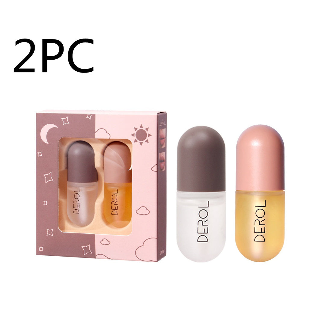 Day Night Instant Volume Lip Plumper Oil Clear Lasting Nourishing Repairing Reduce Lip Fine Line Care Lip Beauty Cosmetic-9617e369bae8bbf7aa6f1a2f591499d1
