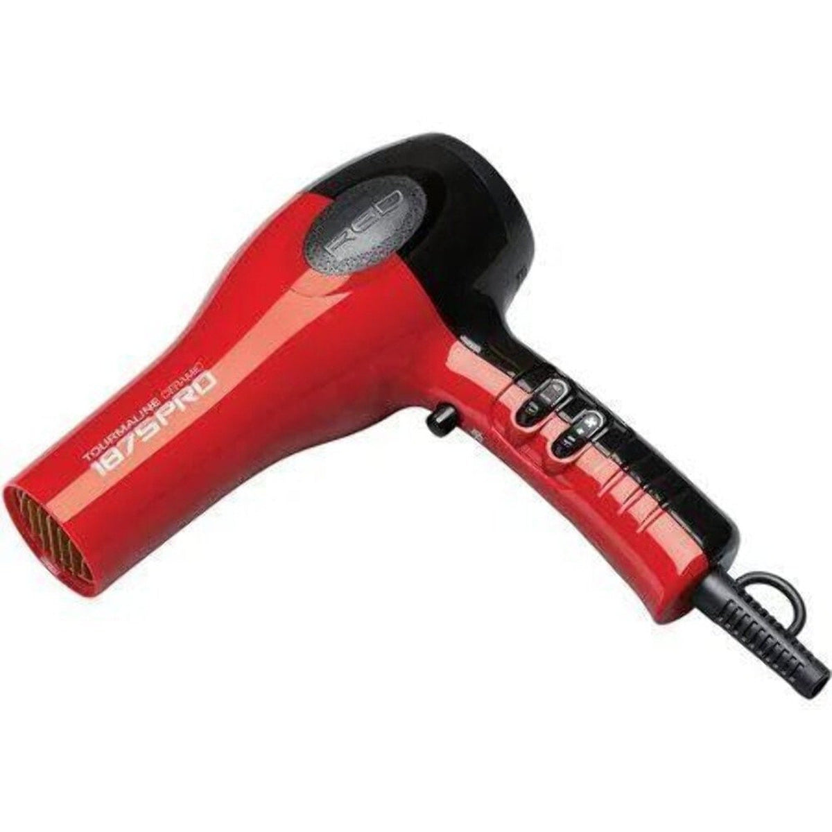 KISS Red Tourmaline Ceramic Hair Dryer with 4 Styling Attachments-KISS Red Tourmaline Ceramic Hair Dryer with 4 Styling Attachments