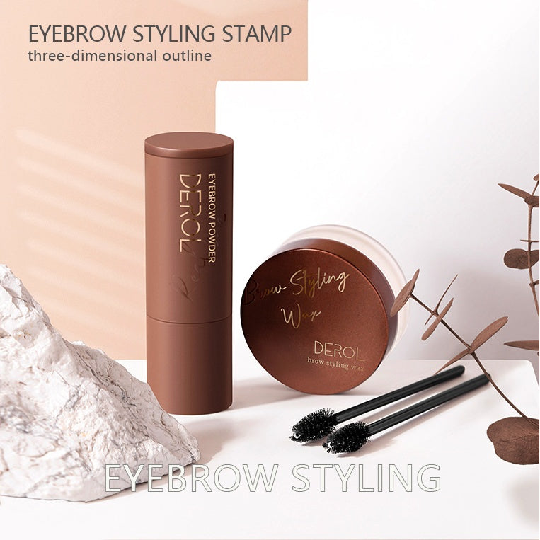 Eyebrow Styling Cream Wax Eyebrow Print Eyebrow Sticker Eyebrow Brush Set-be95c77d21b068391dd150472d2a7fd