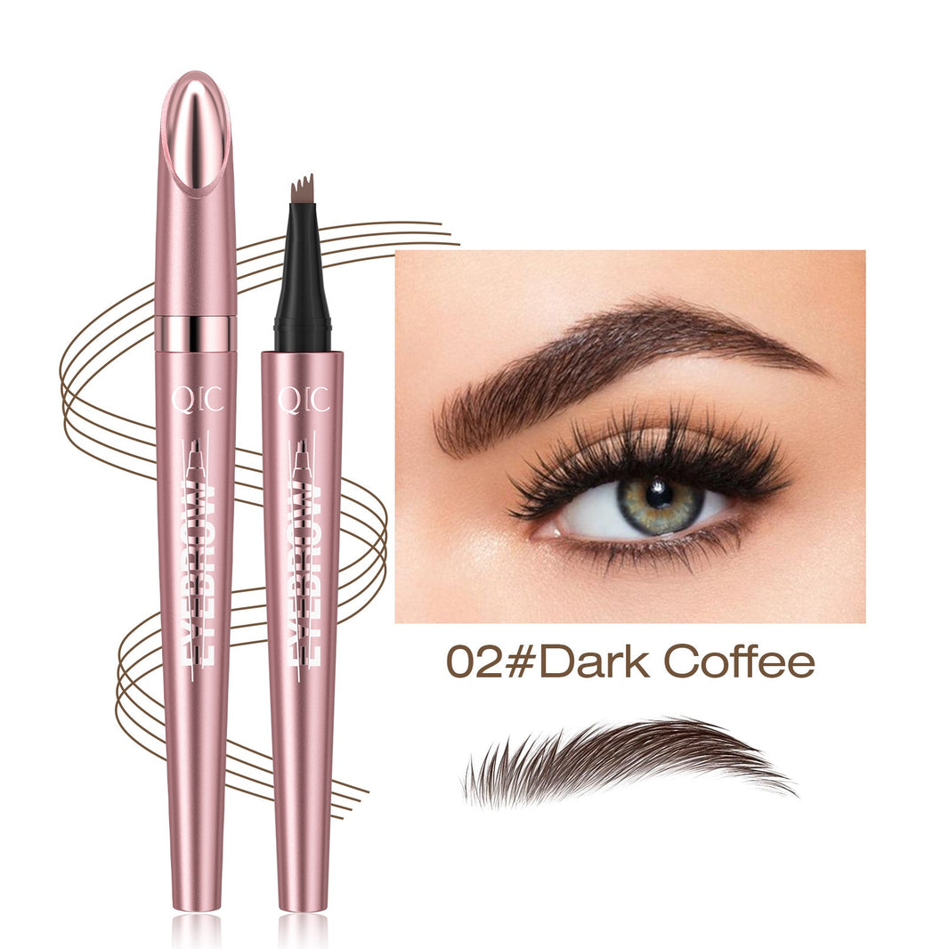 Waterproof And Smooth Not Smudge Four-fork Liquid Eyebrow Pencil-e25282dbd644323660f935adbf3f84ec