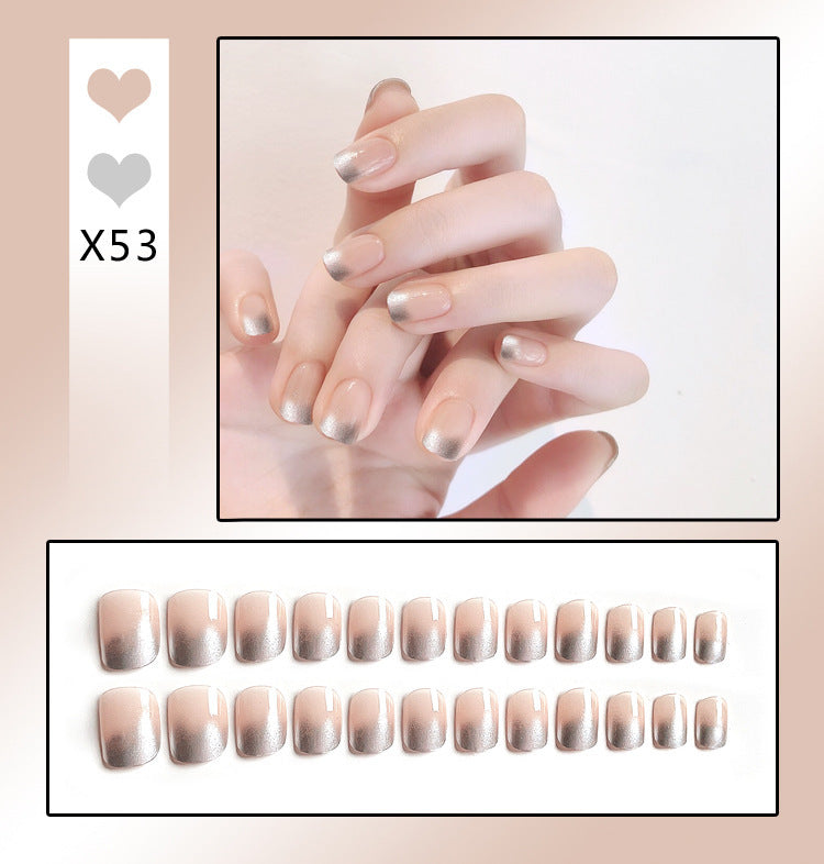 French Worn Removable Nails And Diamonds-d4dacf39fa0fcd47df986dddb586d562