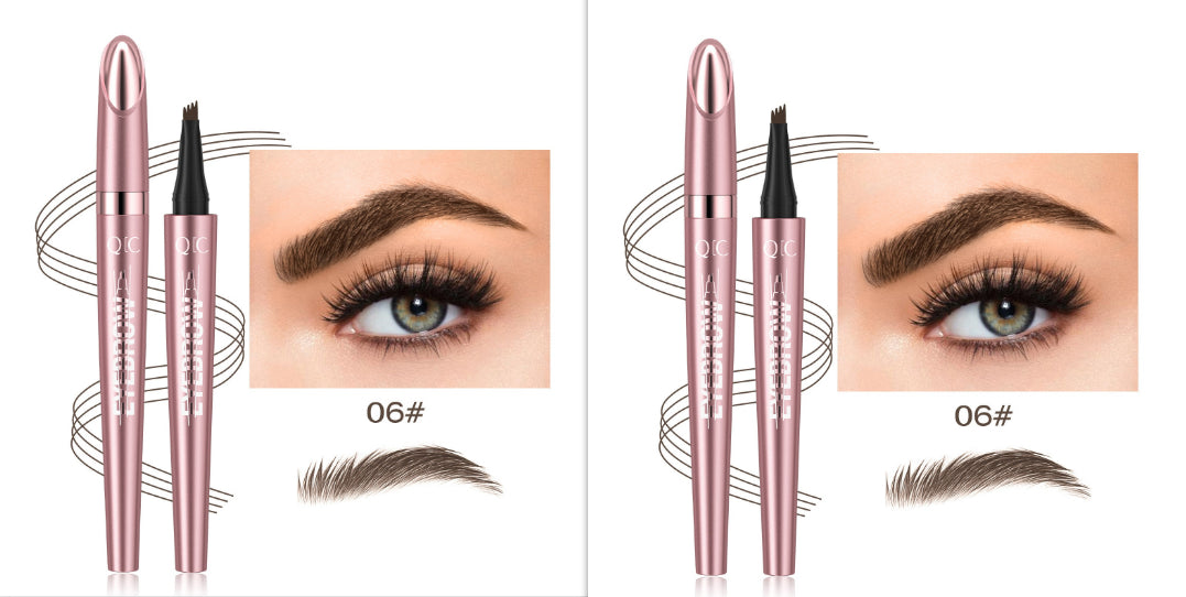 Waterproof And Smooth Not Smudge Four-fork Liquid Eyebrow Pencil-3c6144032f1ec7da4197e192d68ec191
