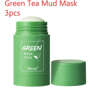 Cleansing Green Tea Mask Clay Stick Oil Control Anti-Acne Whitening Seaweed Mask Skin Care-ea9388f8554d78de4a25bf06b938d7cf