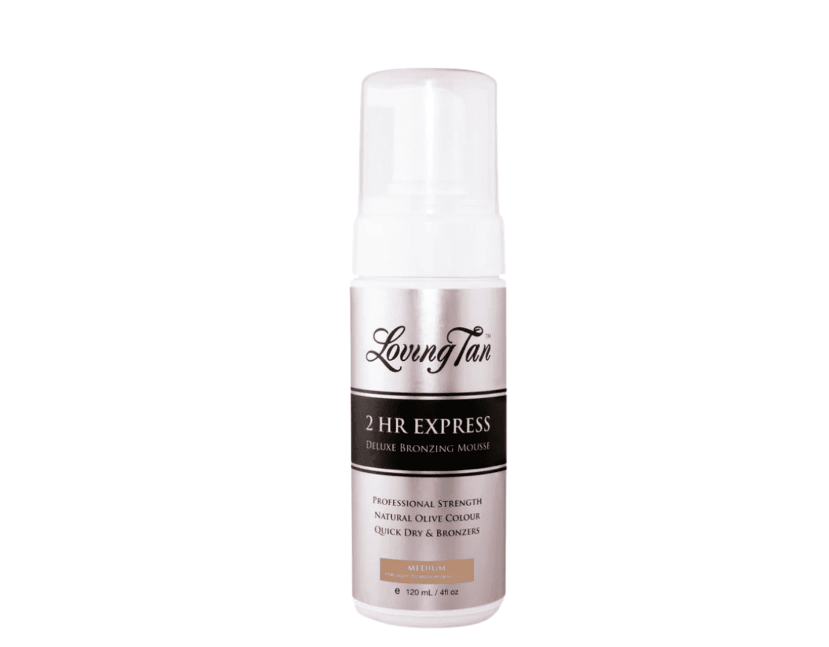 Loving Tan 2HR Express Mousse Medium 120ml-Loving Tan 2HR Express Mousse Medium 120ml