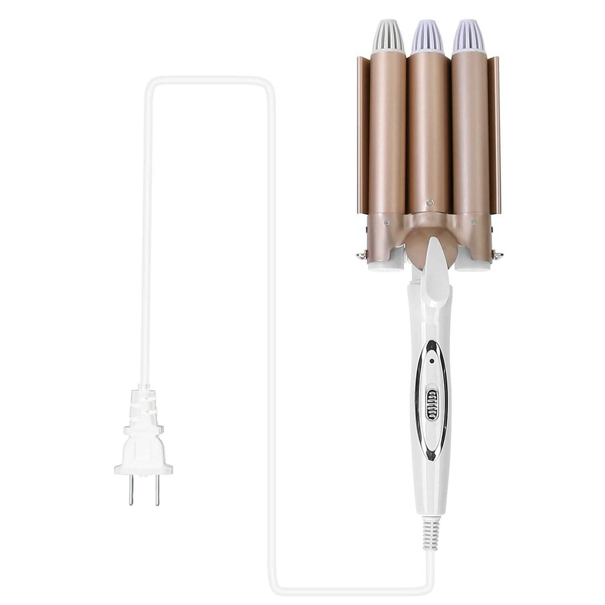 3-Barrel Curling Iron Wand Electric Hair Curler 1" Triple Hair Waver-3-Barrel Curling Iron Wand Electric Hair Curler 1" Triple Hair Waver