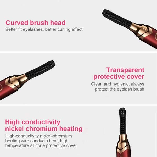 3 Gear Adjustment Electric Heated Eyelash Curler-3 Gear Adjustment Electric Heated Eyelash Curler