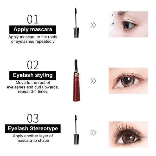 3 Gear Adjustment Electric Heated Eyelash Curler-3 Gear Adjustment Electric Heated Eyelash Curler
