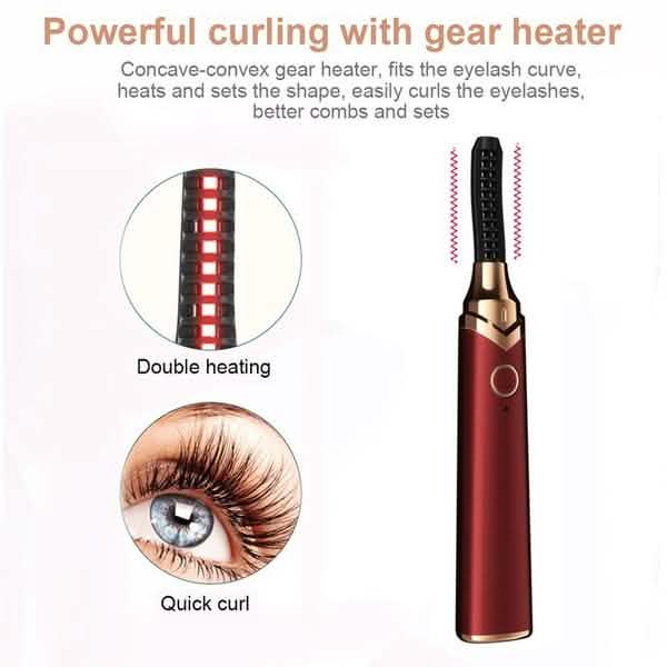 3 Gear Adjustment Electric Heated Eyelash Curler-3 Gear Adjustment Electric Heated Eyelash Curler