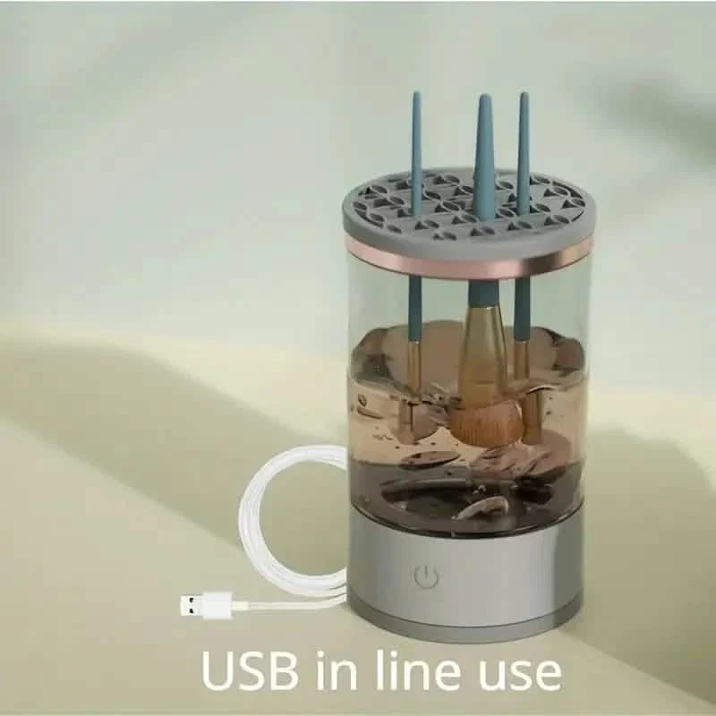 3-in-1 Automatic Makeup Brush Cleaning and Drying Stand-3-in-1 Automatic Makeup Brush Cleaning and Drying Stand