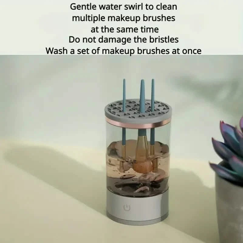 3-in-1 Automatic Makeup Brush Cleaning and Drying Stand-3-in-1 Automatic Makeup Brush Cleaning and Drying Stand