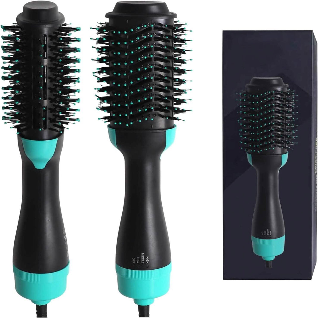 3-in-1 Ionic Straightening Hot Air Brush with Anti-Scald Feature-3-in-1 Ionic Straightening Hot Air Brush with Anti-Scald Feature