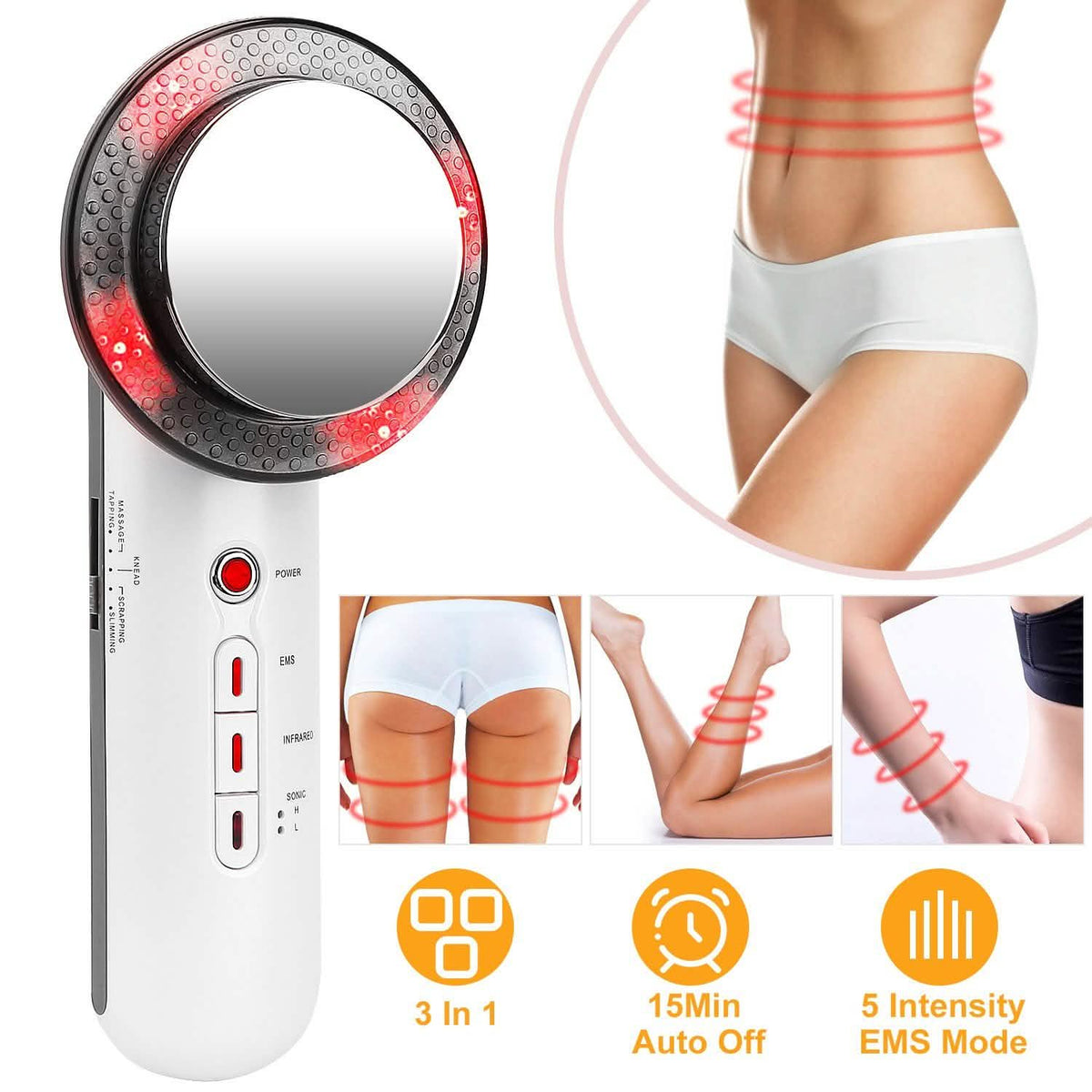 3-in-1 Multifunctional EMS Infrared Massager Fat Remover-3-in-1 Multifunctional EMS Infrared Massager Fat Remover