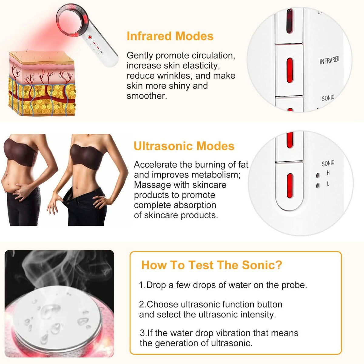 3-in-1 Multifunctional EMS Infrared Massager Fat Remover-3-in-1 Multifunctional EMS Infrared Massager Fat Remover