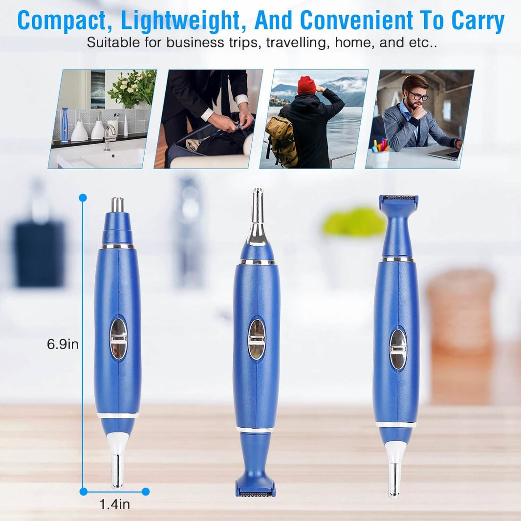 3-in-1 Nose Hair Eyebrow Beard Trimmer-3-in-1 Nose Hair Eyebrow Beard Trimmer