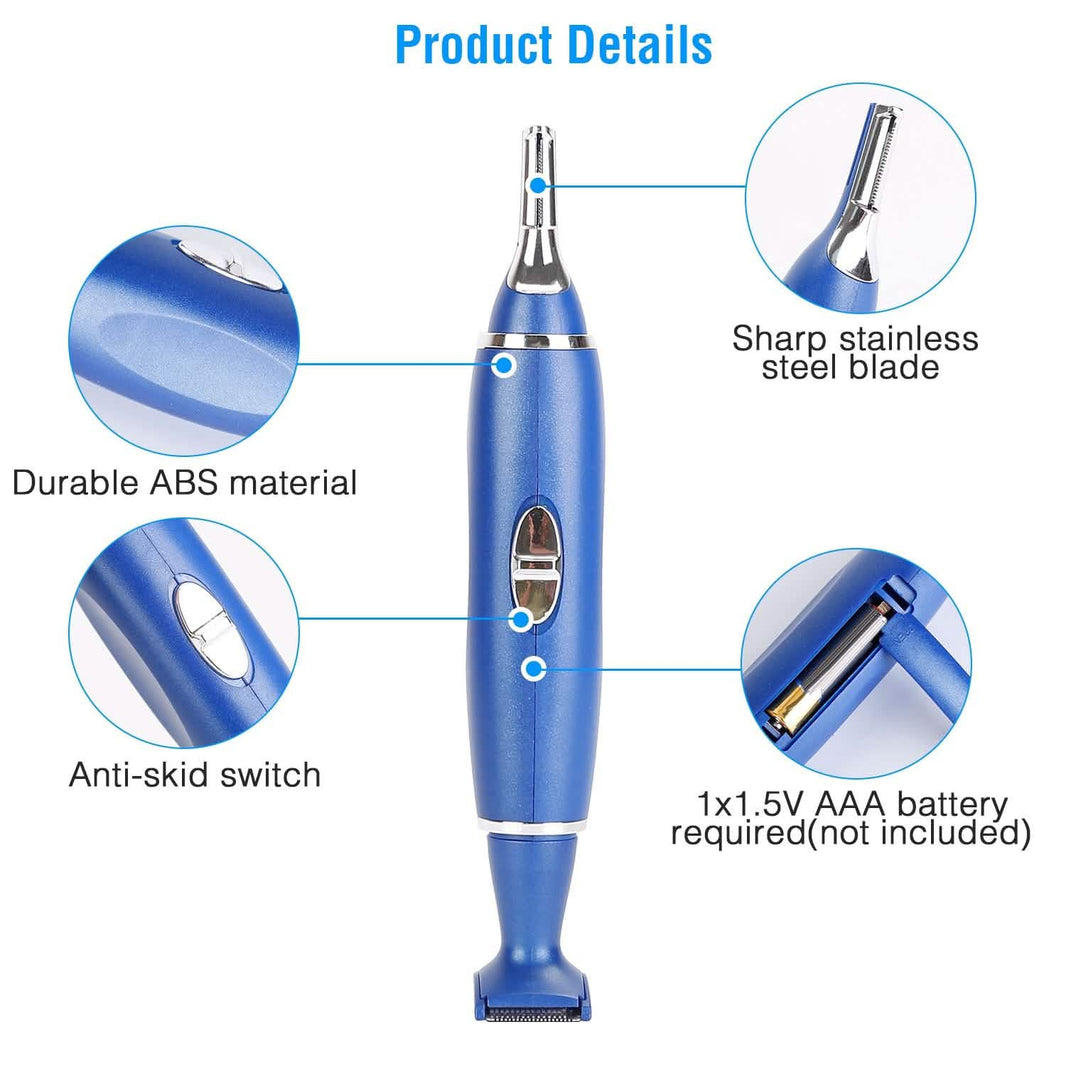 3-in-1 Nose Hair Eyebrow Beard Trimmer-3-in-1 Nose Hair Eyebrow Beard Trimmer