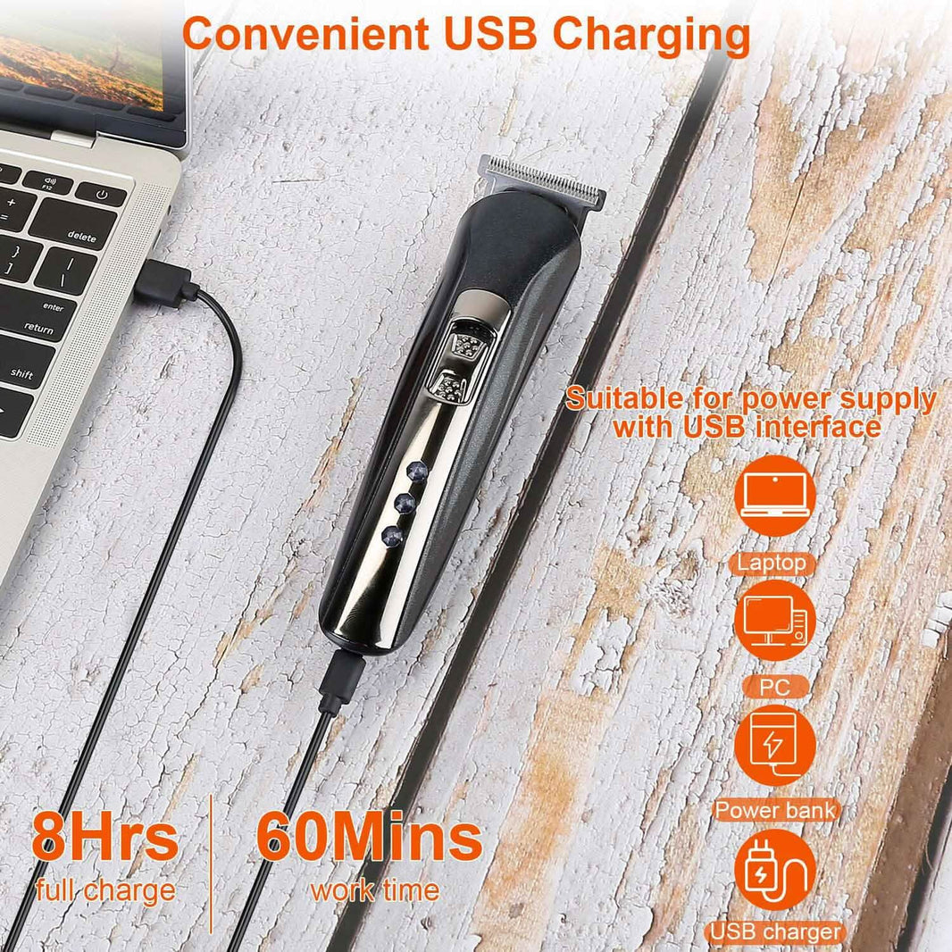 3-in-1 Rechargeable Hair Clipper Cordless Hair Trimmer Shaver-3-in-1 Rechargeable Hair Clipper Cordless Hair Trimmer Shaver
