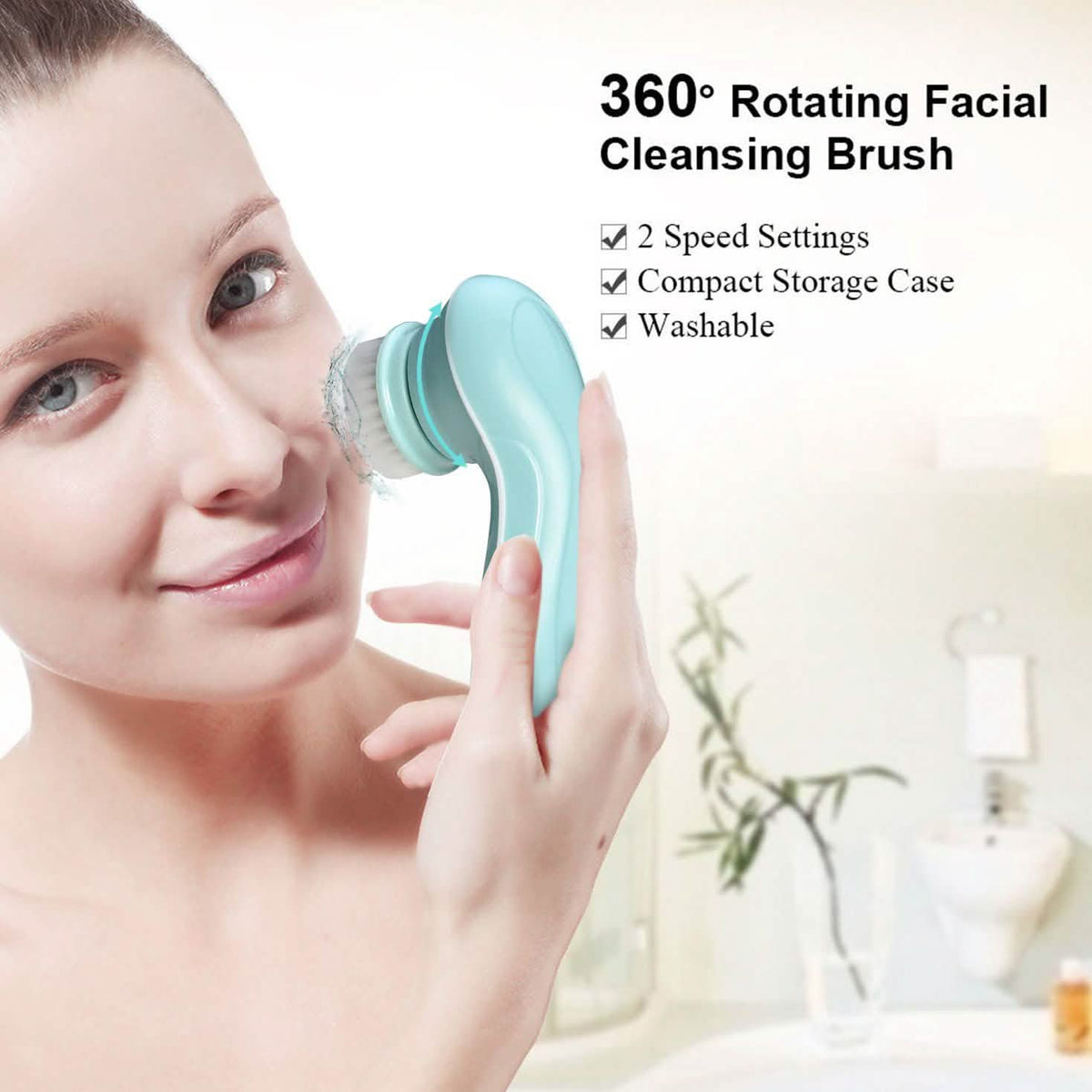 3-in-1 USB Rechargeable Facial Cleansing Brush Set Soft Scrubber Face Exfoliating-3-in-1 USB Rechargeable Facial Cleansing Brush Set Soft Scrubber Face Exfoliating