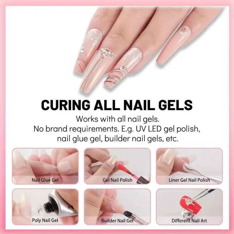 3 LED Mini UV/LED Nail Dryer-3 LED Mini UV/LED Nail Dryer