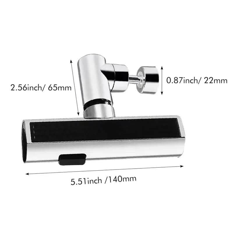 3-Mode Leakproof Sink Faucet Adapter - Durable Copper Construction for Kitchen and Bathroom-3-Mode Leakproof Sink Faucet Adapter - Durable Copper Construction for Kitchen and Bathroom