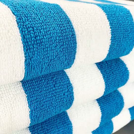 3-Pack: 30" x 60" Ultra-Soft 100% Cotton Striped Pool Cabana Hotel Beach Towels-3-Pack: 30" x 60" Ultra-Soft 100% Cotton Striped Pool Cabana Hotel Beach Towels