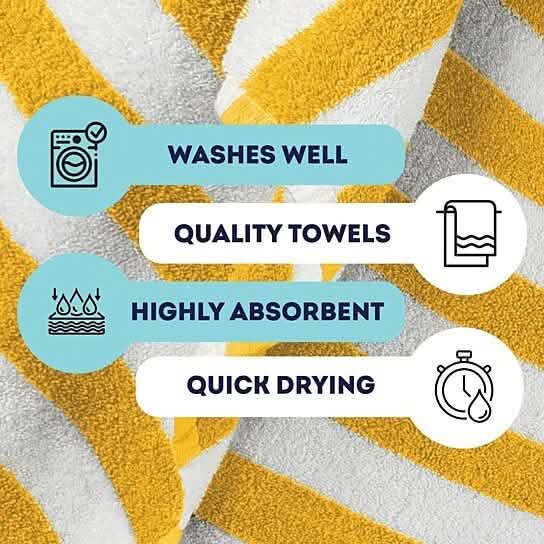 3-Pack: 30" x 60" Ultra-Soft 100% Cotton Striped Pool Cabana Hotel Beach Towels-3-Pack: 30" x 60" Ultra-Soft 100% Cotton Striped Pool Cabana Hotel Beach Towels