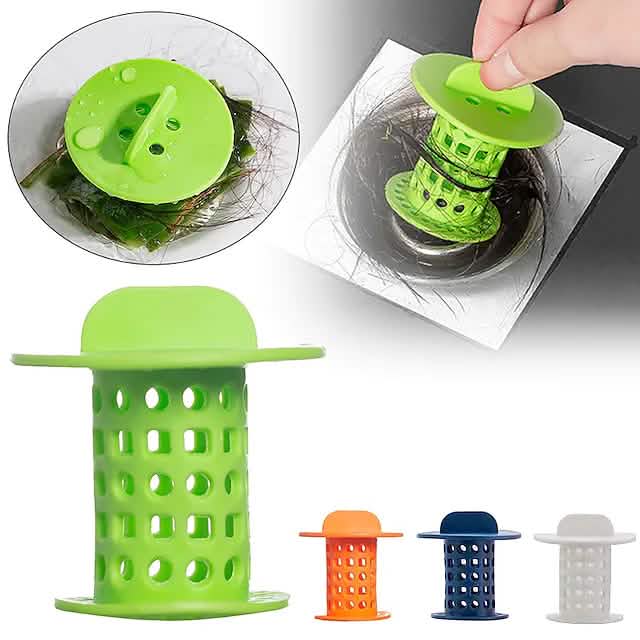 3-Pack: Bathroom Drain Hair Catcher Bath Stopper Plug Sink-3-Pack: Bathroom Drain Hair Catcher Bath Stopper Plug Sink