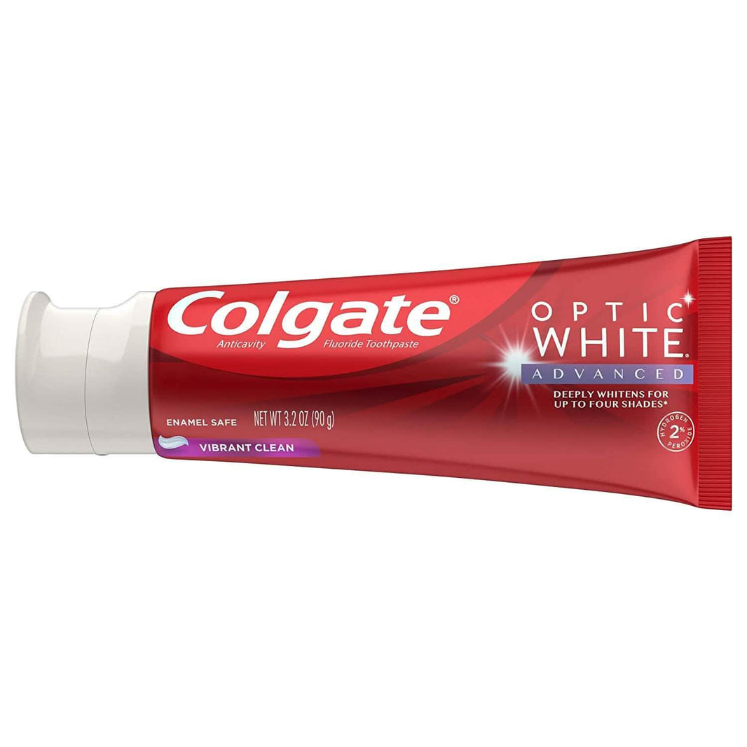 3-Pack: Colgate Optic White Advanced Teeth Whitening Toothpaste-3-Pack: Colgate Optic White Advanced Teeth Whitening Toothpaste