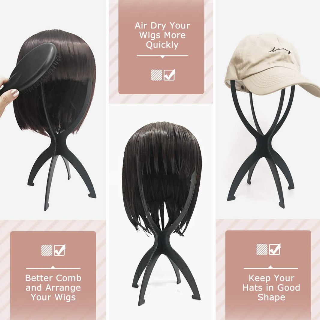 3-Pack: Dreamlover Wig Head Stands for Wigs-3-Pack: Dreamlover Wig Head Stands for Wigs