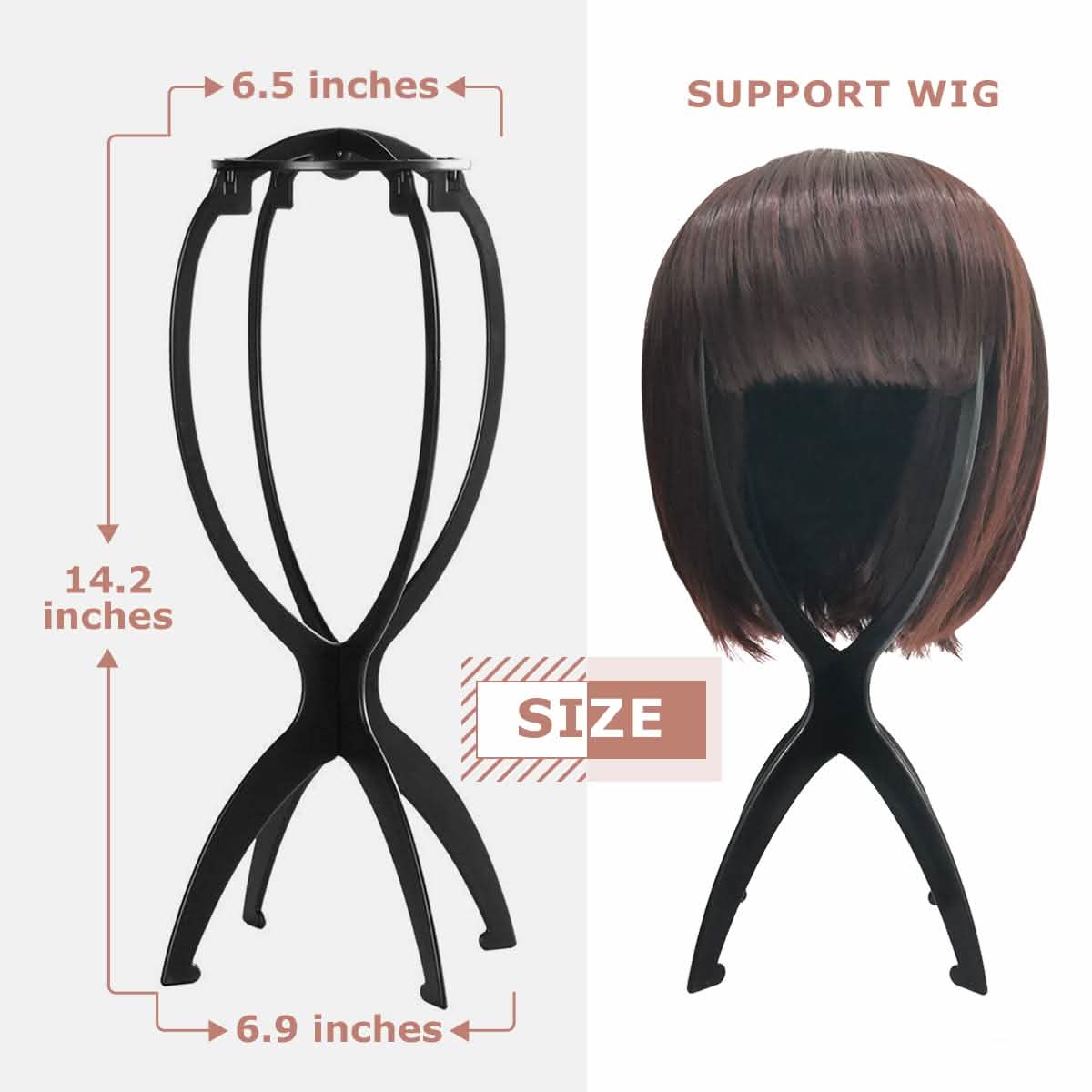 3-Pack: Dreamlover Wig Head Stands for Wigs-3-Pack: Dreamlover Wig Head Stands for Wigs