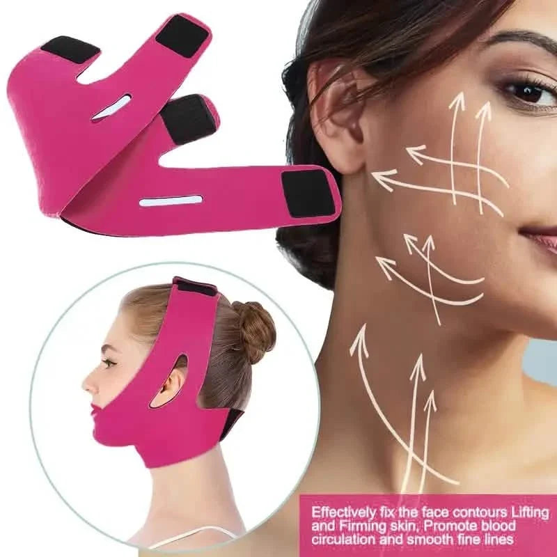 3-Pack: Face Lifting Firming Bandage Face Belt-3-Pack: Face Lifting Firming Bandage Face Belt