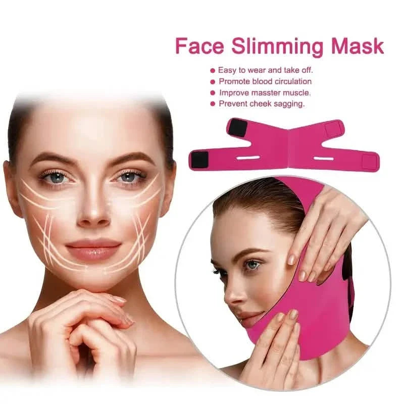3-Pack: Face Lifting Firming Bandage Face Belt-3-Pack: Face Lifting Firming Bandage Face Belt