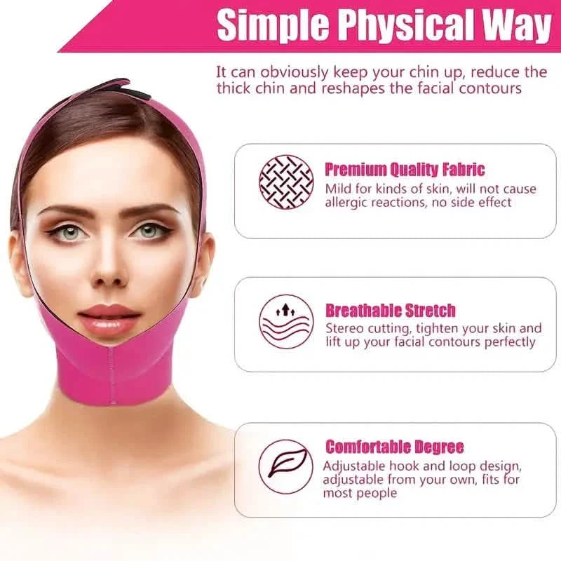 3-Pack: Face Lifting Firming Bandage Face Belt-3-Pack: Face Lifting Firming Bandage Face Belt
