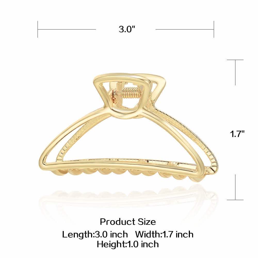 3-Pack: Metal Hair Clips-3-Pack: Metal Hair Clips