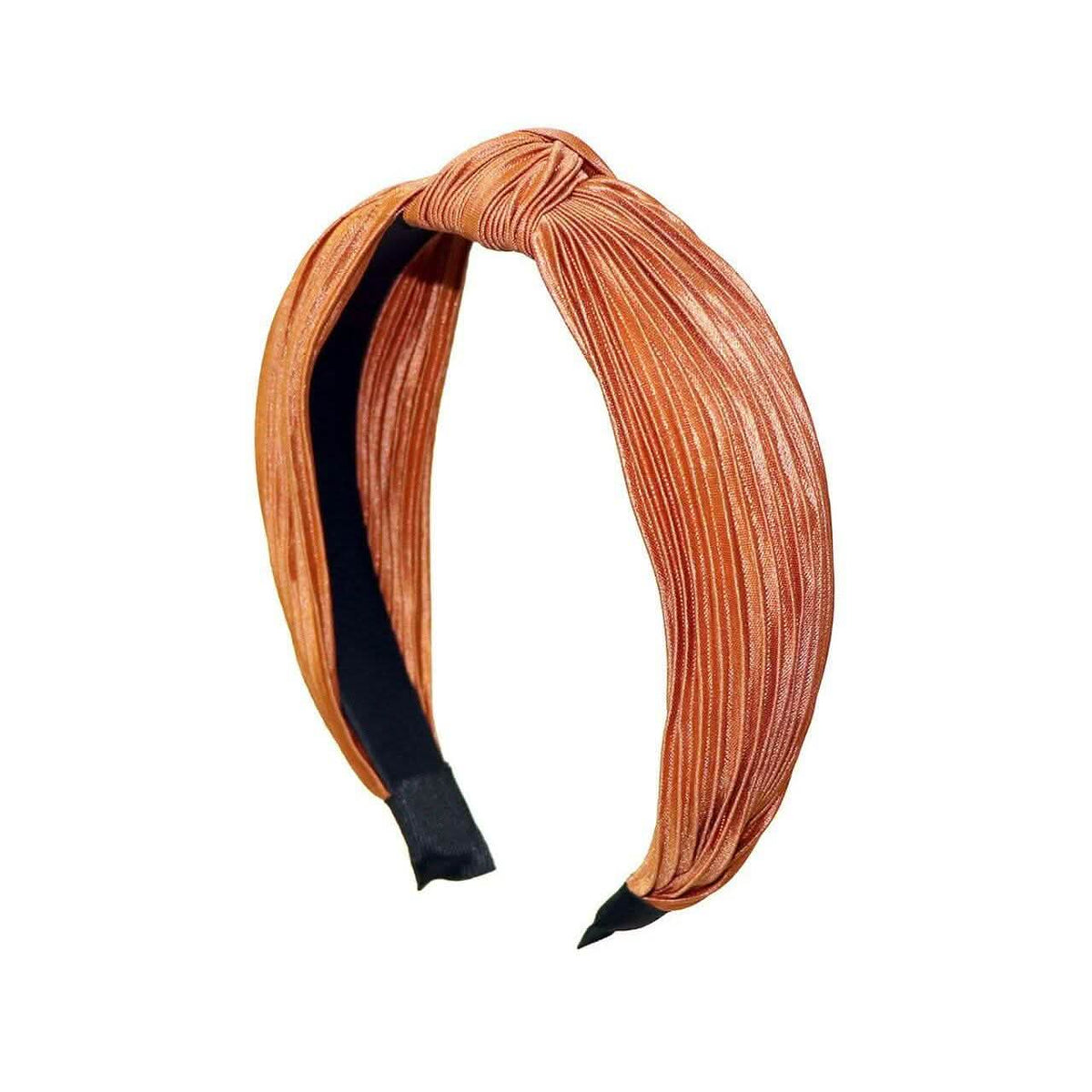 3-Pack: Pleated Solid "C" Shaped Head Band-3-Pack: Pleated Solid "C" Shaped Head Band